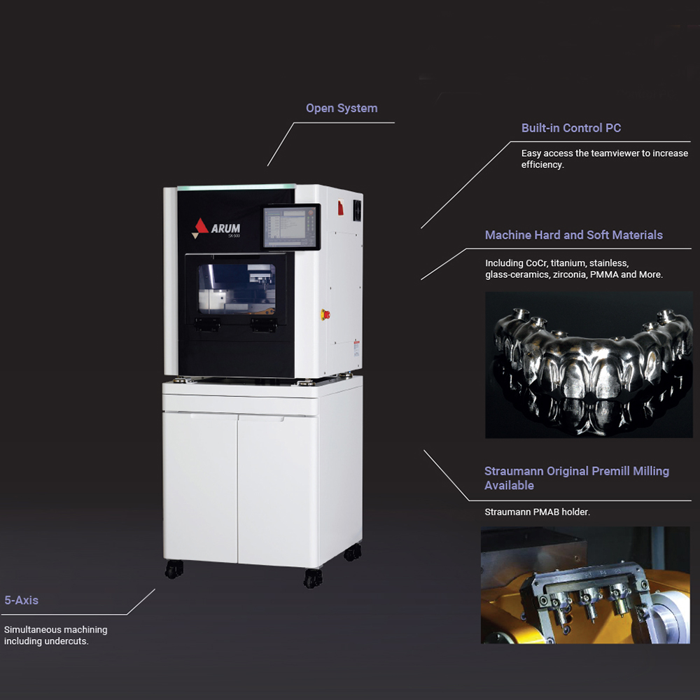 Arum 5X-500 CAD/CAM Milling Machine