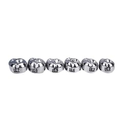Oro SS Little Crown Primary Molar - E (2nd Molar) (Pack of 5) - 8