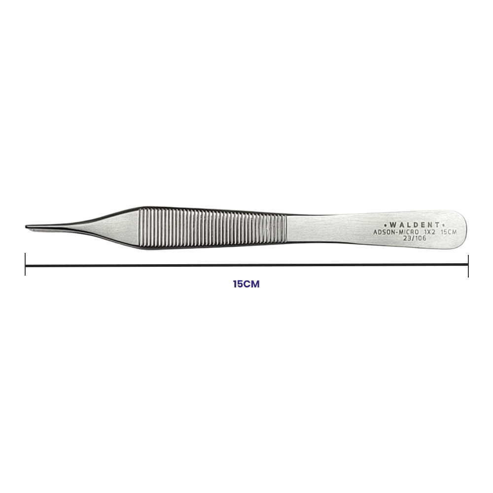 Waldent Adson Tweezers Micro & Fine