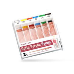 Waldent Gutta Percha Points 2% (Length Marked) #15-40