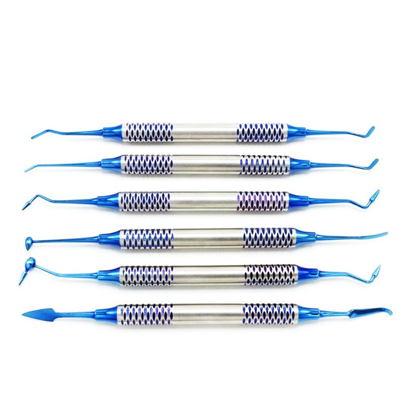 GII Composite Instruments Teflon Coated - Blue (set of 6)