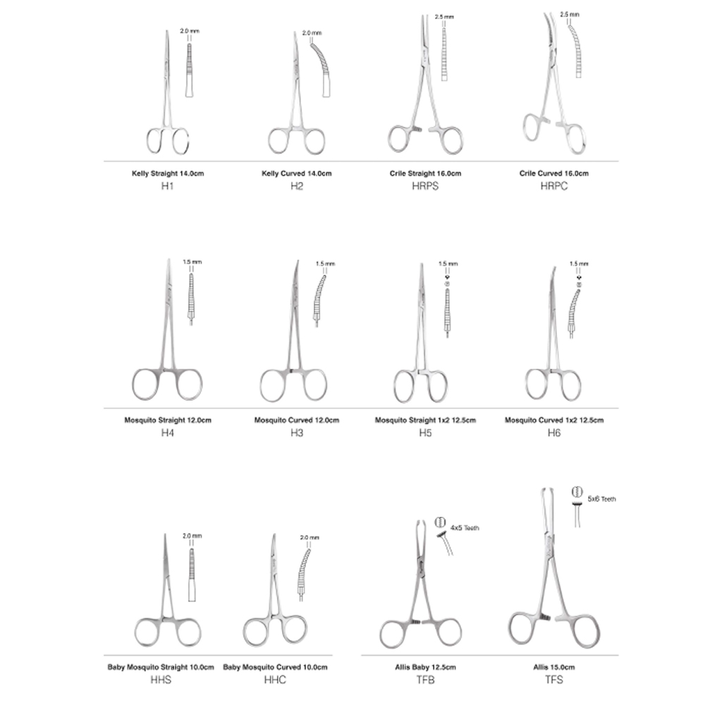 GDC Hemostats (Artery Forceps)