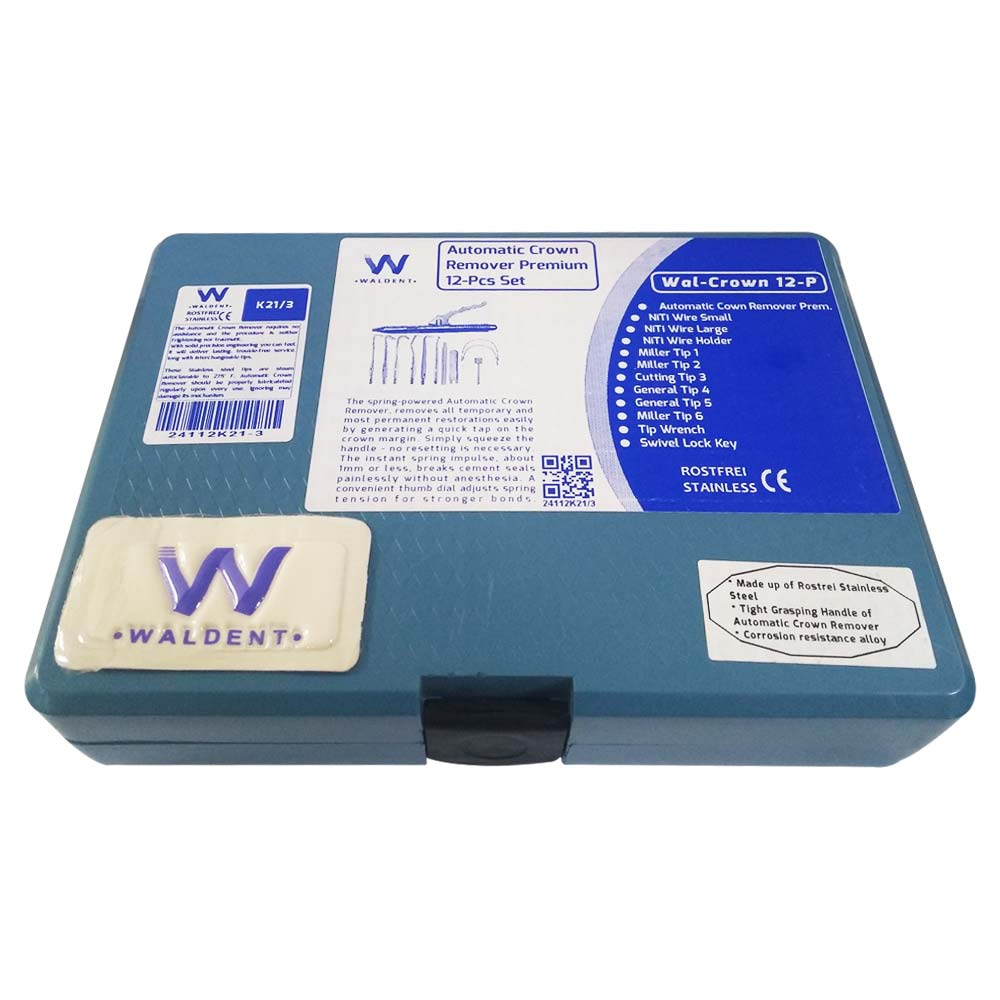 Waldent Automatic Crown Remover Premium Set of 12 (K21/3)