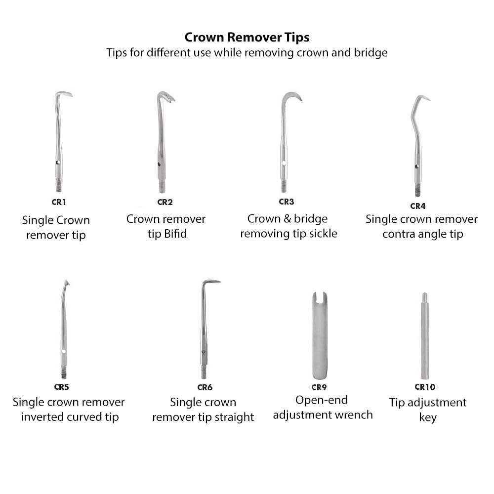 Waldent Automatic Crown Remover Premium Set of 12 (K21/3)