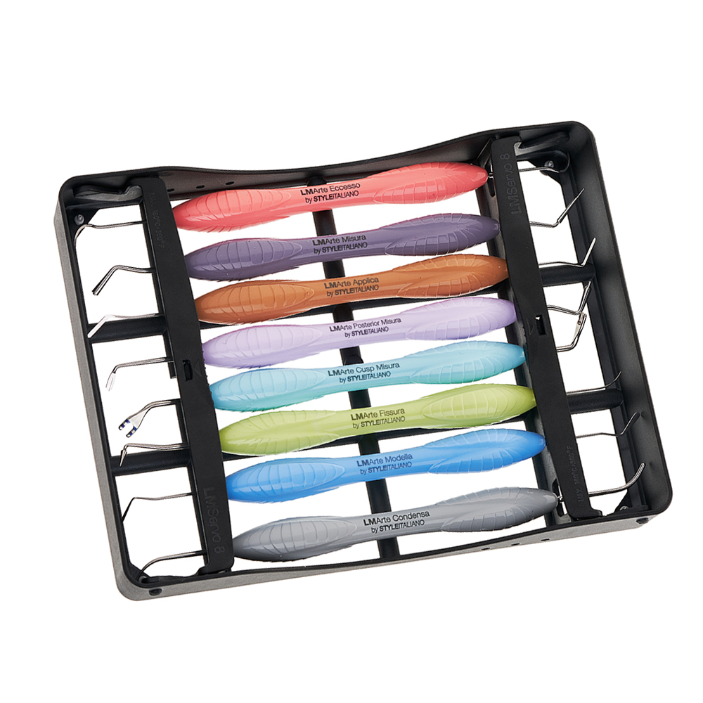 LM Arte Complete Set - 8 Restorative Instruments With Cassette