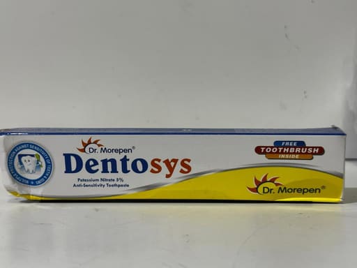 Dr. Morepen Dentosys Toothpaste 100gm (Pack of 10)