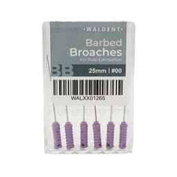 Waldent Barbed Broaches 25mm (Pack of 6) - 11