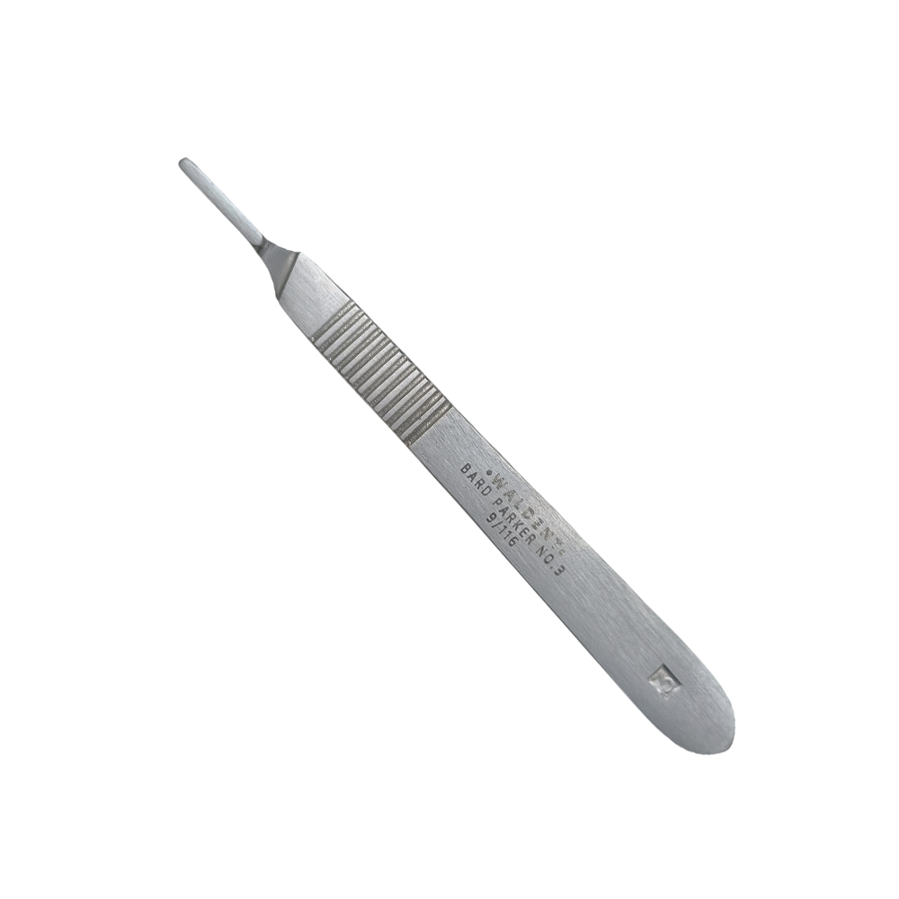 Waldent Scalpel Handle 12.5 cm #3 - 10-130-03 (9/116)