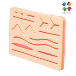 iDENTical Silicone Suture Practice Pad with 14 Pre-cuts - 4