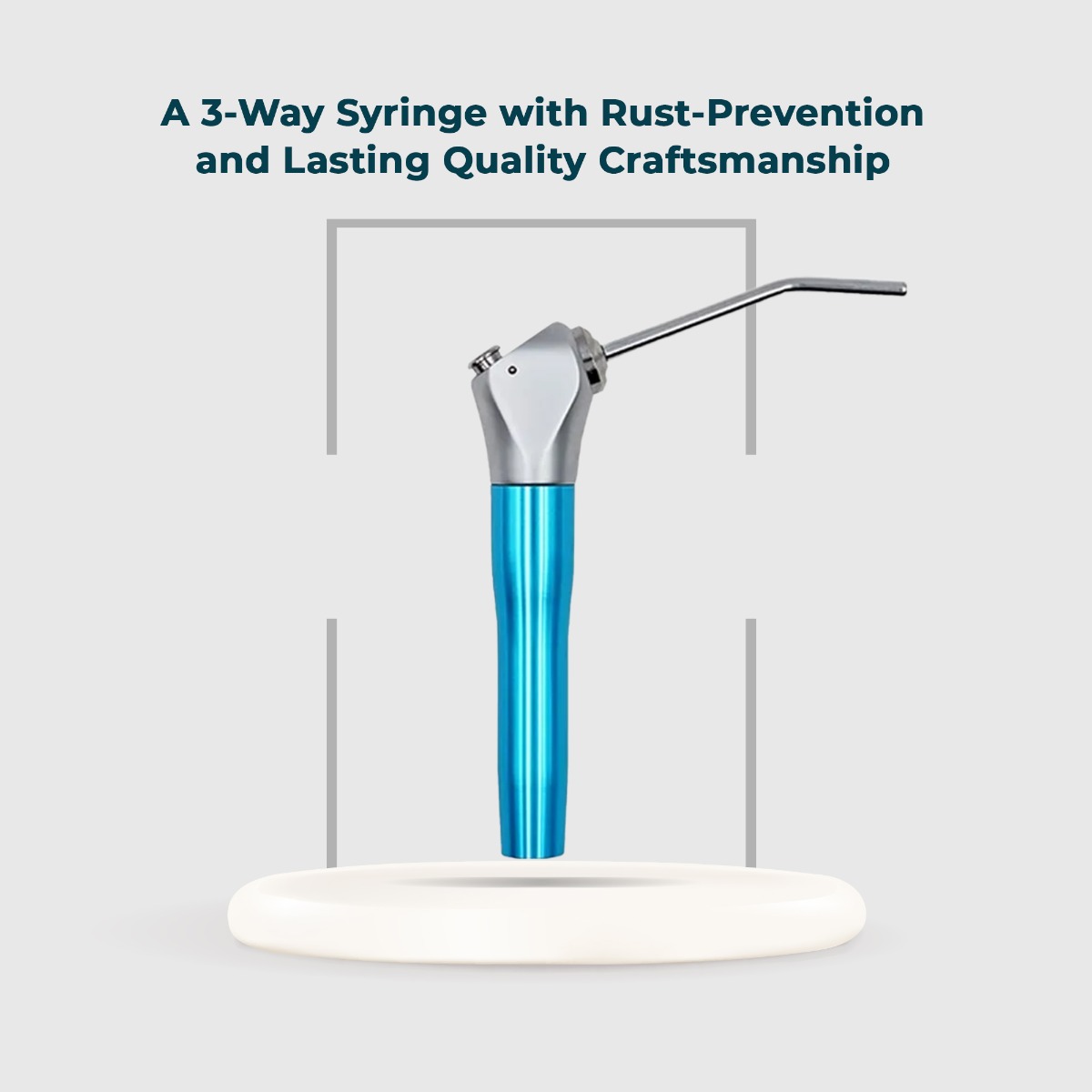 Waldent 3-Way Syringe With Two Autoclavable Tips 