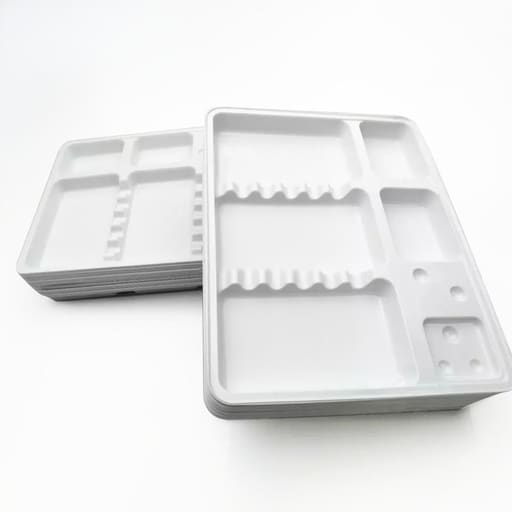 Cotisen Disposable Plastic Instrument Trays (Pack of 100)
