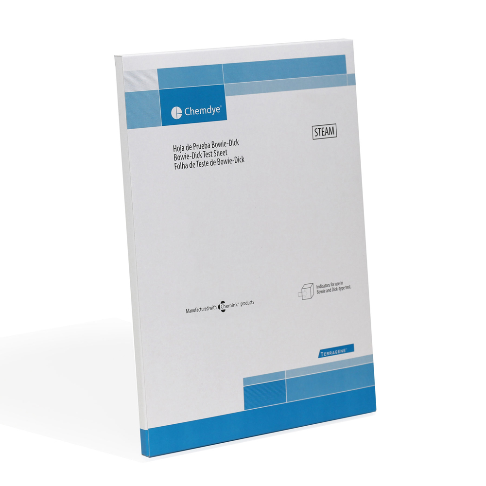 Terragene BDA4 Bowie Dick Test Sheets (Pack of 50)