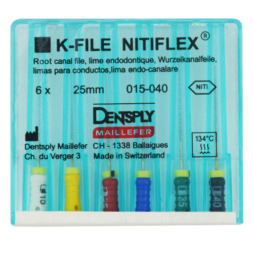 Dentsply NiTi K File(Hand)-25mm #15-40