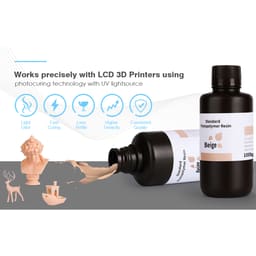 Elegoo Standard 3D Printing Photopolymer Dental Model Resin 1000g - 8