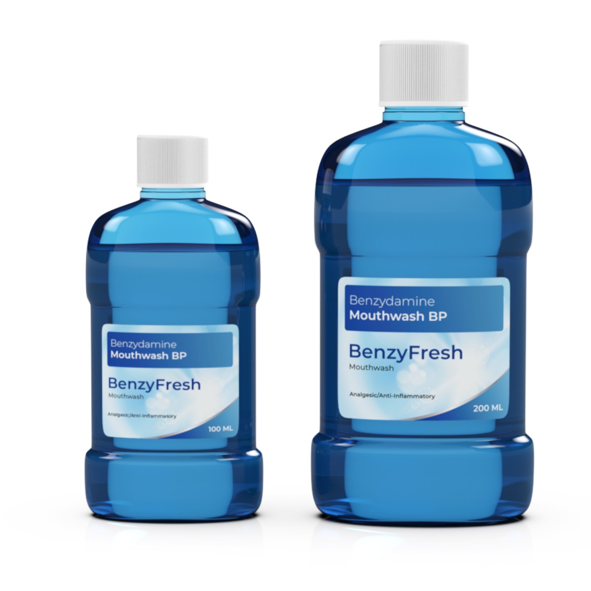 Vasa Benzyfresh Benzydamine Mouthwash 0.15% (Pack of 10)