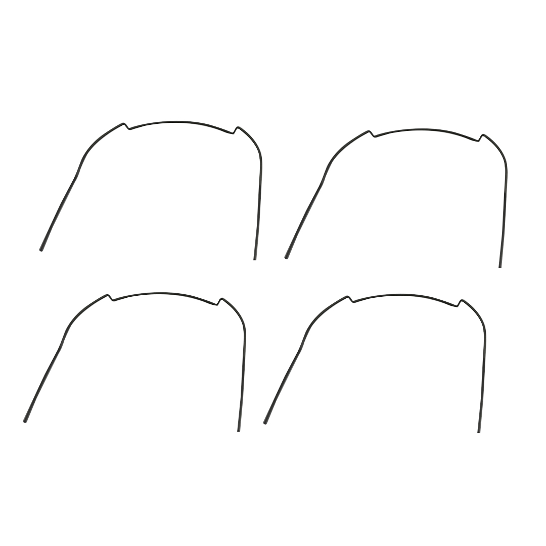 OSL Beta 3 Titanium CNA Intrusion Extrusion Archwires Long (Pack Of 5)