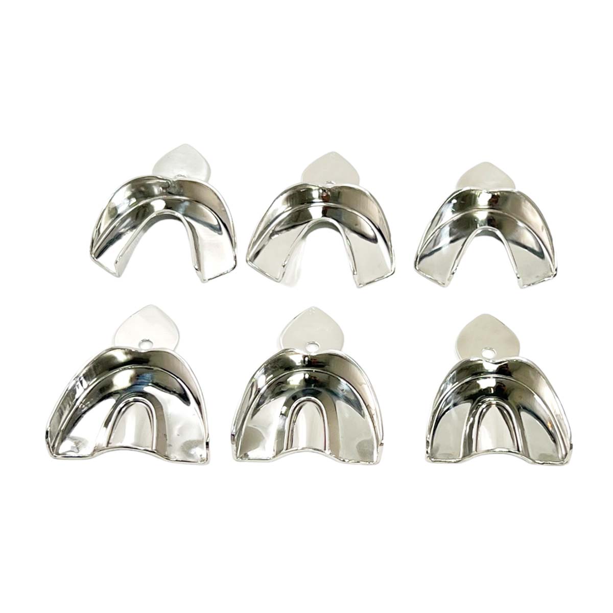 Bio-Art Dentulous Non-Perforated Impression Trays (Set of 6) AMLD0764