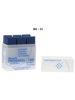 Bausch Dental Articulating Paper with Progressive Colour Transfer - 100µ Microns