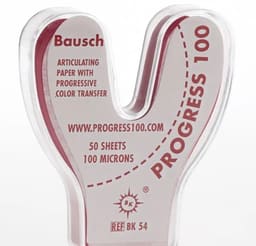 Bausch Articulating Plastic Dispenser in Horseshoe 50 Sheets Red - BK 54