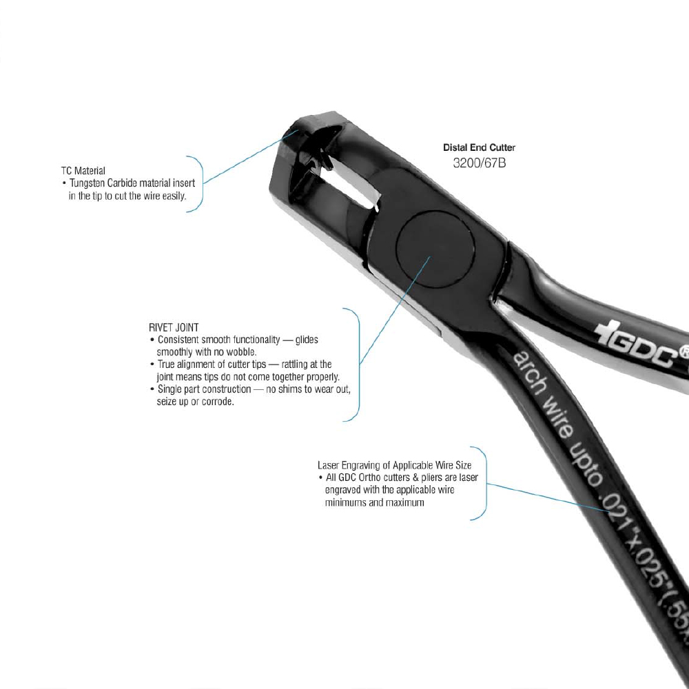 GDC Orthodontics Black Line Cutter 