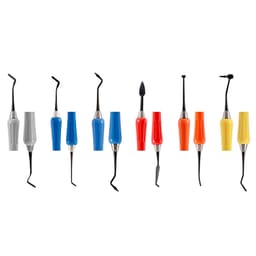 GDC Composite Instrument Plasma Black Silicone Handle Set of 6