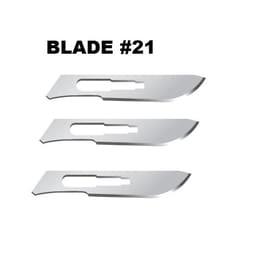 LifeShield Sterile BP Surgical Blade Size #21 (Pack of 100)