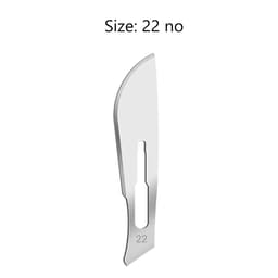 LifeShield Sterile BP Surgical Blade Size #22 (Pack of 100)