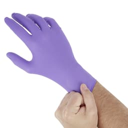 Blossom Lila Nitrile Exam Gloves - Large - 4