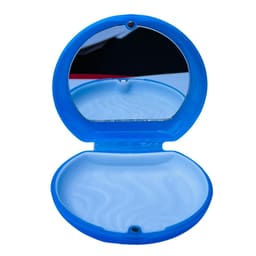 Snow White Aligner Case With Mirror & Removable Base - Blue