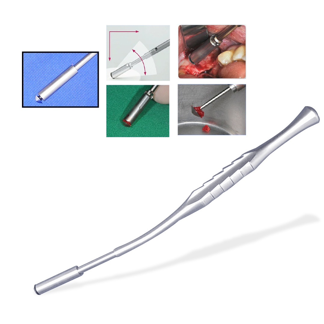 Julldent Bone Scraper With 2 Blades and Refills European Design