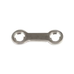 SK Surgicals SS Mini Bone Plates With Gap - 1.5mm (Pack of 2) - 2
