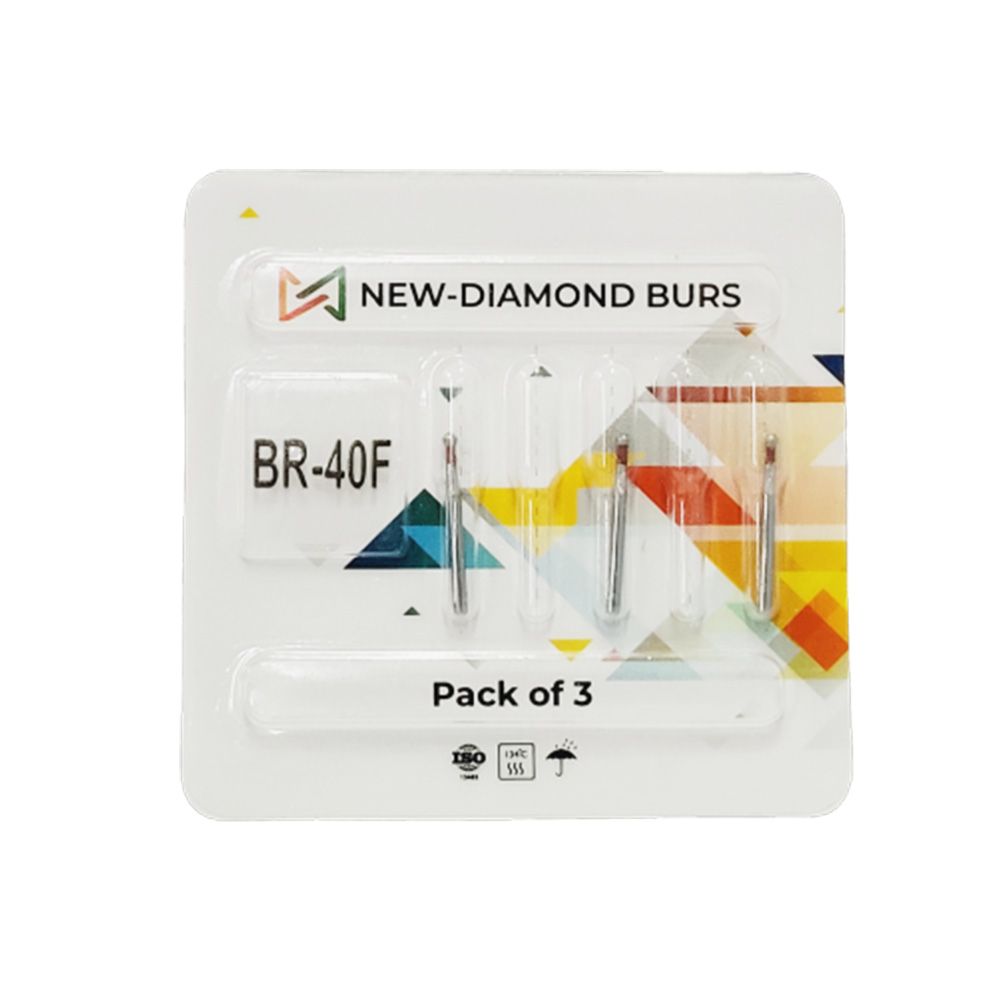 NewDiamond Ball Round Diamond Bur -BR (Pack Of 3)