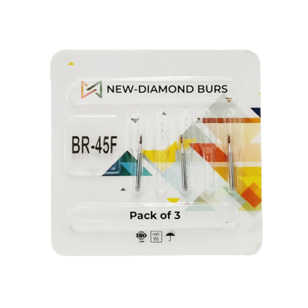 NewDiamond Ball Round Diamond Bur -BR (Pack Of 3)