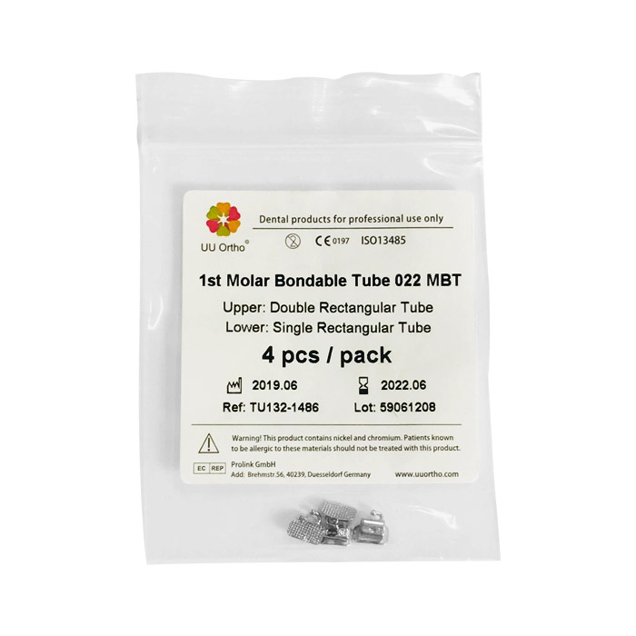 UU Ortho Bondable Buccal Tubes U2L1 1st Molar