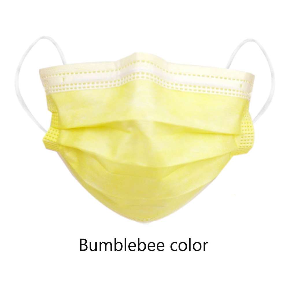 Waldent 3 Ply Mask - BumbleBee Color (Pack of 50)