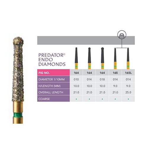 Prima Dental Endo Access Diamond Bur (Pack of 5)
