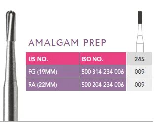 NewDiamond Carbide FG Burs (Pack Of 3)