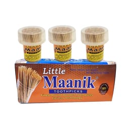 Round Wooden Toothpicks (Pack of 10 Jars) - 3