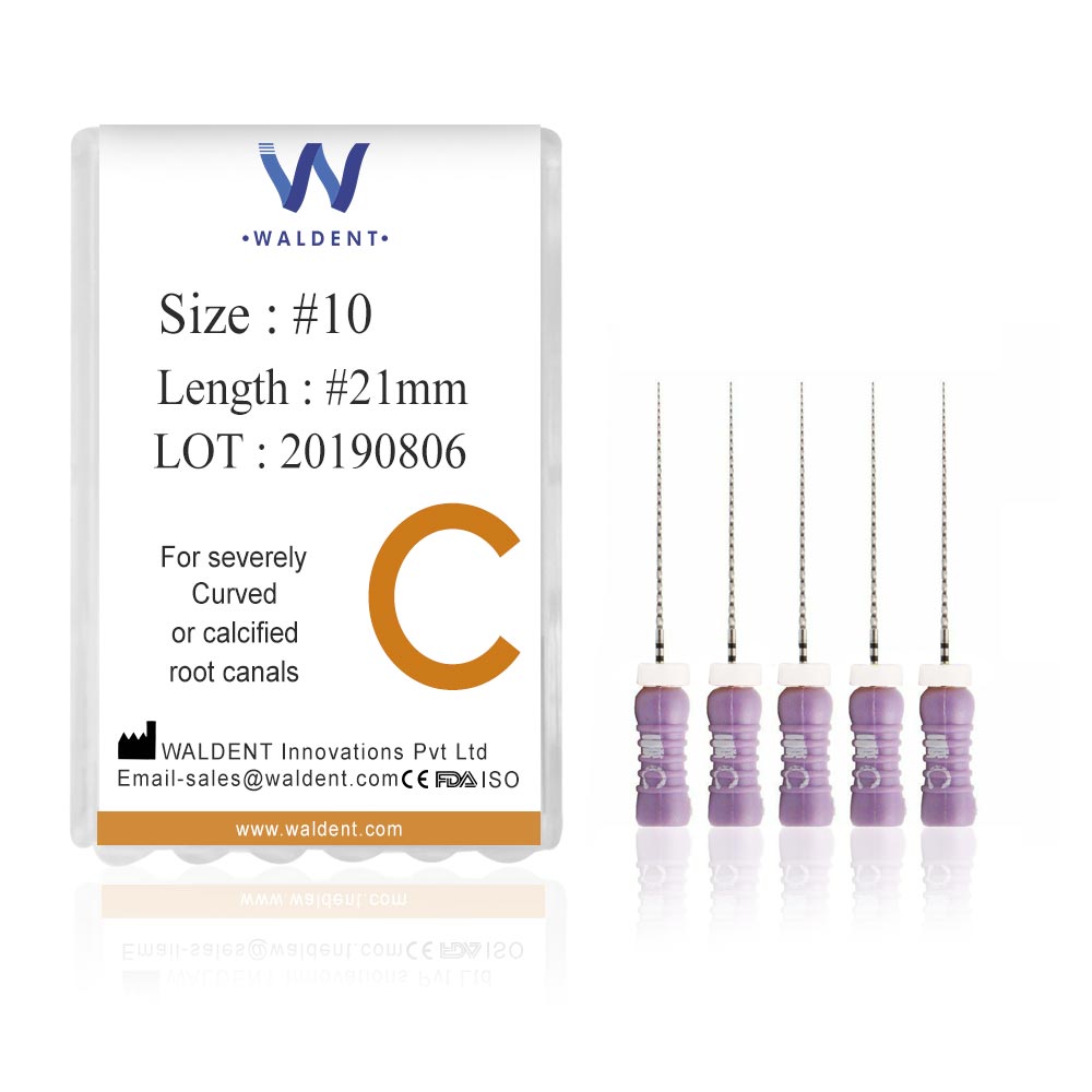 Waldent C File 21mm #10 