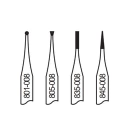 Pivo Micromotor Burs Kit - Contra-Angle Handpiece-08 (Set Of 4)