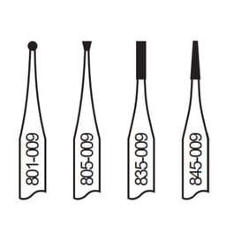 Pivo Micromotor Burs Kit -Contra-Angle Handpiece-09 (Set Of 4)