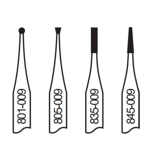 Pivo Micromotor Burs Kit -Contra-Angle Handpiece-09 (Set Of 4)