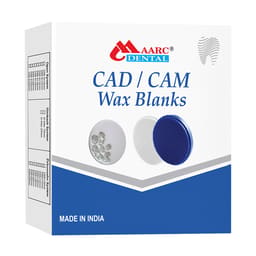 Maarc CAD-CAM Milling Wax Blanks Tooth Color - 10mm (3101/001)