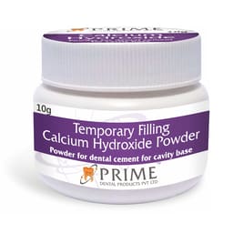 Prime Dental Temporary Filling Calcium Hydroxide Powder 10g Bottle