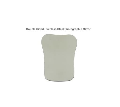 Capri Double Sided Stainless Steel Photographic Mirror - Adult 1/pk