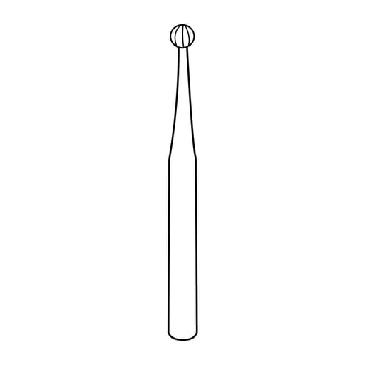 Frank Dental Round Carbide Burs - Pack Of 10