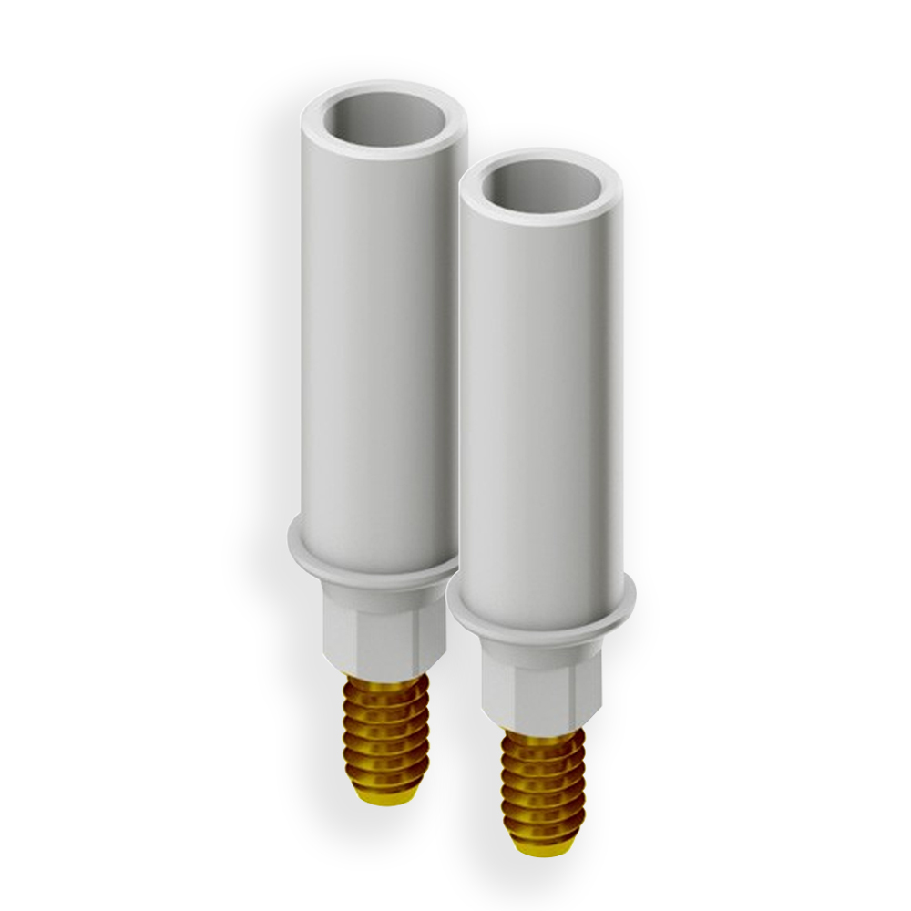 Adin NP Engaging Plastic Cylinder Casting Abutment 3.7mm x GH 0.7mm x 11mm (NP0045)