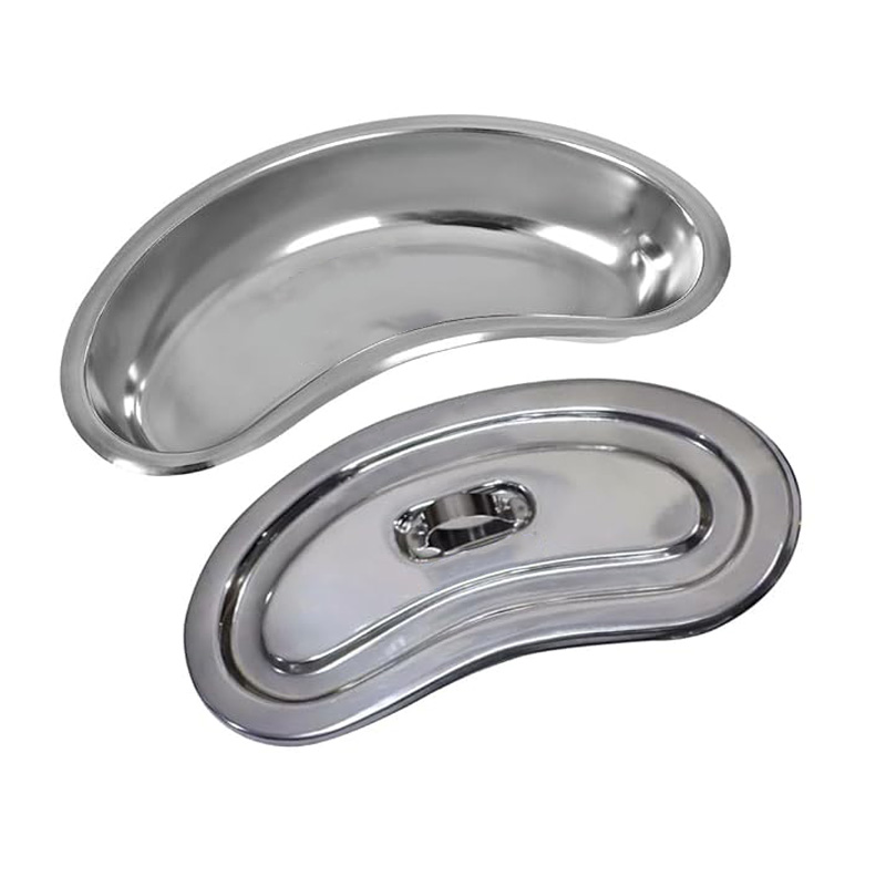 GI Stainless Steel Heavy Kidney Tray with Lid