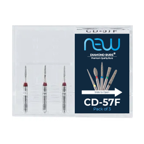 NewDiamond Children Dentistry Diamond Bur CD-57F (Pack Of 3)