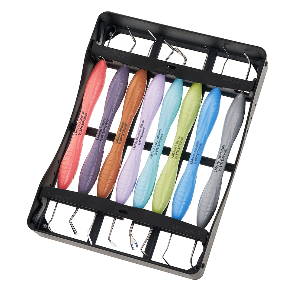 LM Arte Complete Set - 8 Restorative Instruments With Cassette